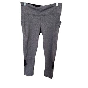 Lululemon Pace Rival Crop 22" Legging‎ Size 6 Grey Black